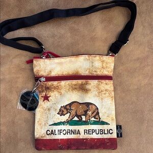 California Republic Crossbody Bag - Brown